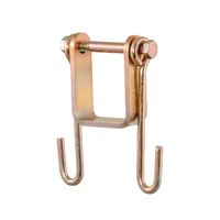 CURT Trailer Hitches Trailer Safety Chain Holder Bracket (50mm Shank)
