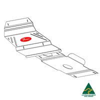 Vonnies Heavy Duty Bash Plates Grey (1st & 2nd) For Toyota Hilux N70/KUN26R 2005-2015