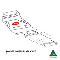 Vonnies Heavy Duty Bash Plates White (1st & 2nd) For Toyota Hilux N70/KUN26R 2005-2015