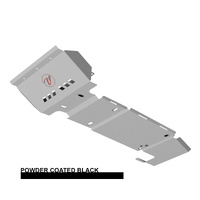 Vonnies Heavy Duty Bash Plates Black (1st/2nd/3rd/4th) For Toyota Landcruiser 100 Series IFS Petrol 1998-2007