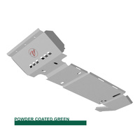 Vonnies Heavy Duty Bash Plates Green (1st/2nd/3rd/4th) For Toyota Landcruiser 100 Series IFS Diesel 1998-2007