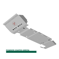 Vonnies Heavy Duty Bash Plates Green (1st/2nd/3rd/4th) For Toyota Landcruiser 100 Series IFS Petrol 1998-2007