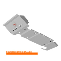 Vonnies Heavy Duty Bash Plates Orange (1st/2nd/3rd/4th) For Toyota Landcruiser 100 Series IFS Petrol 1998-2007