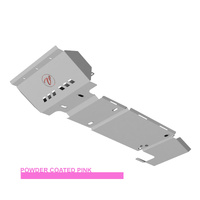 Vonnies Heavy Duty Bash Plates Pink (1st/2nd/3rd/4th) For Toyota Landcruiser 100 Series IFS Petrol 1998-2007