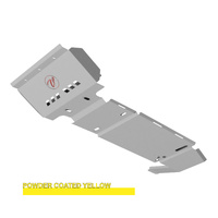 Vonnies Heavy Duty Bash Plates Yellow (1st/2nd/3rd/4th) For Toyota Landcruiser 100 Series IFS Diesel 1998-2007