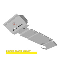 Vonnies Heavy Duty Bash Plates Yellow (1st/2nd/3rd/4th) For Toyota Landcruiser 100 Series IFS Petrol 1998-2007