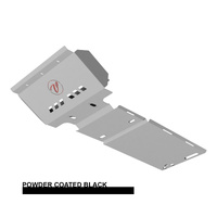 Vonnies Heavy Duty Bash Plates Black (1st/2nd/3rd) For Toyota Landcruiser 100 Series IFS Petrol 1998-2007