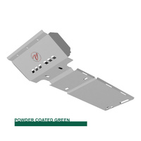 Vonnies Heavy Duty Bash Plates Green (1st/2nd/3rd) For Toyota Landcruiser 100 Series IFS Diesel 1998-2007
