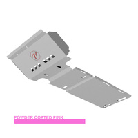 Vonnies Heavy Duty Bash Plates Pink (1st/2nd/3rd) For Toyota Landcruiser 100 Series IFS Diesel 1998-2007