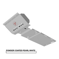 Vonnies Heavy Duty Bash Plates White (1st/2nd/3rd) For Toyota Landcruiser 100 Series IFS Petrol 1998-2007