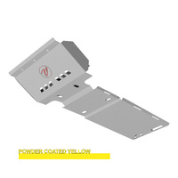 Vonnies Heavy Duty Bash Plates Yellow (1st/2nd/3rd) For Toyota Landcruiser 100 Series IFS Petrol 1998-2007