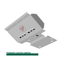 Vonnies Heavy Duty Bash Plates Green (1st & 2nd) For Toyota Landcruiser 100 Series IFS Petrol 1998-2007