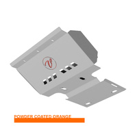 Vonnies Heavy Duty Bash Plates Orange (1st & 2nd) For Toyota Landcruiser 100 Series IFS Diesel 1998-2007