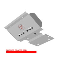 Vonnies Heavy Duty Bash Plates Red (1st & 2nd) For Toyota Landcruiser 100 Series IFS Diesel 1998-2007