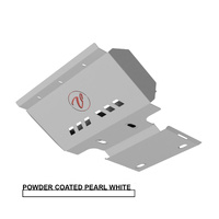 Vonnies Heavy Duty Bash Plates White (1st & 2nd) For Toyota Landcruiser 100 Series IFS Diesel 1998-2007