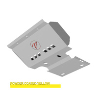 Vonnies Heavy Duty Bash Plates Yellow (1st & 2nd) For Toyota Landcruiser 100 Series IFS Diesel 1998-2007