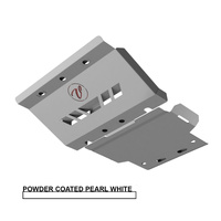 Vonnies Heavy Duty Bash Plates White (1st & 2nd) For Toyota Landcruiser 200 Series 2007-ON