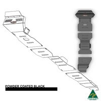 Vonnies Heavy Duty Bash Plate Black (1st/2nd/3rd) For Toyota Prado 90/95 Series Diesel 1996-2003