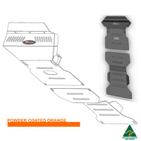 Vonnies Heavy Duty Bash Plate Orange (1st & 2nd) For Toyota Prado 90/95 Series Diesel 1996-2003