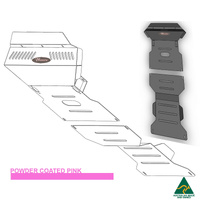 Vonnies Heavy Duty Bash Plate Pink (1st & 2nd) For Toyota Prado 90/95 Series Diesel 1996-2003