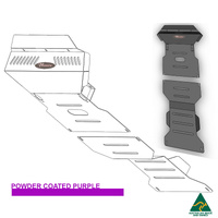 Vonnies Heavy Duty Bash Plate Purple (1st & 2nd) For Toyota Prado 90/95 Series Diesel 1996-2003