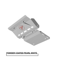Vonnies Heavy Duty Bash Plates White (1st & 2nd) For Toyota Prado 120 Series Diesel 2002-2009