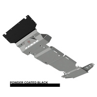 Vonnies Heavy Duty Bash Plates Black (1st/2nd/3rd/4th) For Toyota Prado 150 Ser. Fact. Alloy Bar 2009-On