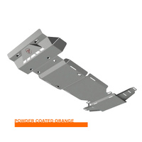 Vonnies Heavy Duty Bash Plates Orange (1st/2nd/3rd/4th) For Toyota Prado 150 Series 2009-On