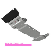 Vonnies Heavy Duty Bash Plates Pink (1st/2nd/3rd/4th) For Toyota Prado 150 Ser. Fact. Alloy Bar 2009-On