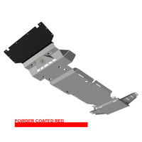 Vonnies Heavy Duty Bash Plates Red (1st/2nd/3rd/4th) For Toyota Prado 150 Ser. Fact. Alloy Bar 2009-On