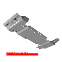 Vonnies Heavy Duty Bash Plates Red (1st/2nd/3rd/4th) For Toyota Prado 150 Series 2009-On