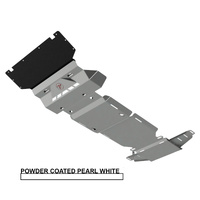 Vonnies Heavy Duty Bash Plates White (1st/2nd/3rd/4th) For Toyota Prado 150 Ser. Fact. Alloy Bar 2009-On