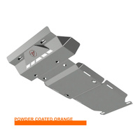 Vonnies Heavy Duty Bash Plates Orange (1st/2nd/3rd) For Toyota Prado 150 Ser. Fact. Alloy Bar 2009-On