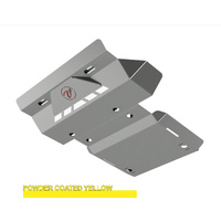 Vonnies Heavy Duty Bash Plates Yellow (1st & 2nd) For Toyota Prado 150 Ser. Fact. Alloy Bar 2009-On