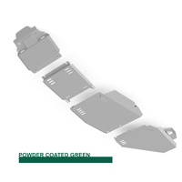 Vonnies Heavy Duty Bash Plates Green (1st/2nd/3rd/4th) For Toyota Landcruiser 300 Series 2022-On