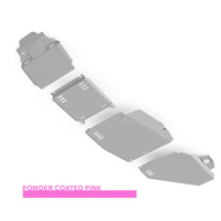 Vonnies Heavy Duty Bash Plates Pink (1st/2nd/3rd/4th) For Toyota Landcruiser 300 Series 2022-On