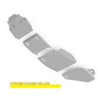 Vonnies Heavy Duty Bash Plates Yellow (1st/2nd/3rd/4th) For Toyota Landcruiser 300 Series 2022-On