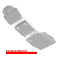 Vonnies Heavy Duty Bash Plates Red (1st/2nd/3rd) For Toyota Landcruiser 300 Series 2022-On