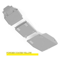 Vonnies Heavy Duty Bash Plates Yellow (1st/2nd/3rd) For Toyota Landcruiser 300 Series 2022-On