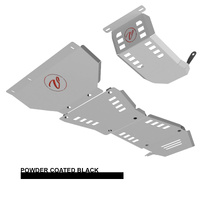 Vonnies Heavy Duty Bash Plates with Diff Guard Black (Complete) For Jeep Grand Cherokee WK2 2011-2020