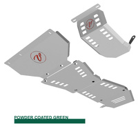 Vonnies Heavy Duty Bash Plates with Diff Guard Green (Complete) For Jeep Grand Cherokee WK2 2011-2020