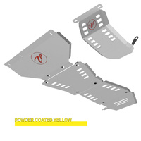 Vonnies Heavy Duty Bash Plates with Diff Guard Yellow (Complete) For Jeep Grand Cherokee WK2 2011-2020
