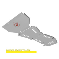 Vonnies Heavy Duty Bash Plates Yellow (1st/2nd/3rd/4th) For Jeep Grand Cherokee WK2 2011-2020