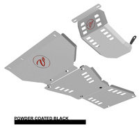 Vonnies Heavy Duty Bash Plates with Diff Guard Black (1st/2nd/3rd) For Jeep Grand Cherokee WK2 2011-2020