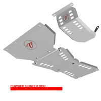 Vonnies Heavy Duty Bash Plates with Diff Guard Red (1st/2nd/3rd) For Jeep Grand Cherokee WK2 2011-2020