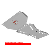 Vonnies Heavy Duty Bash Plates Red (1st/2nd/3rd) For Jeep Grand Cherokee WK2 2011-2020