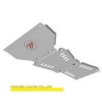 Vonnies Heavy Duty Bash Plates Yellow (1st/2nd/3rd) For Jeep Grand Cherokee WK2 2011-2020