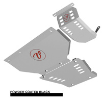 Vonnies Heavy Duty Bash Plates with Diff Guard Black (1st & 2nd) For Jeep Grand Cherokee WK2 2011-2020