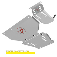 Vonnies Heavy Duty Bash Plates with Diff Guard Yellow (1st & 2nd) For Jeep Grand Cherokee WK2 2011-2020