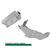 Vonnies Heavy Duty Bash Plates Green (1st/2nd/3rd) For Jeep Wrangler JK SWB 2007-2018